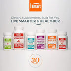 Supersmart Full Spectrum Probiotic Formula 36 Billion CFU per Day (20-in-1 Complex) - with Lactobacillus Reuteri, Gasseri, Rhamnosus, Crispatus | Non-GMO & Gluten Free - 60 Vegetarian Capsules