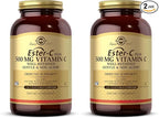 Solgar Ester-C Plus 500 mg Vitamin C (Ascorbate Complex),250 Vegetable Capsules - Gentle & Non Acidic - Antioxidant & Immune Support - Non GMO,Vegan,Gluten Free,Kosher - 250 Servings,(Pack of 2)