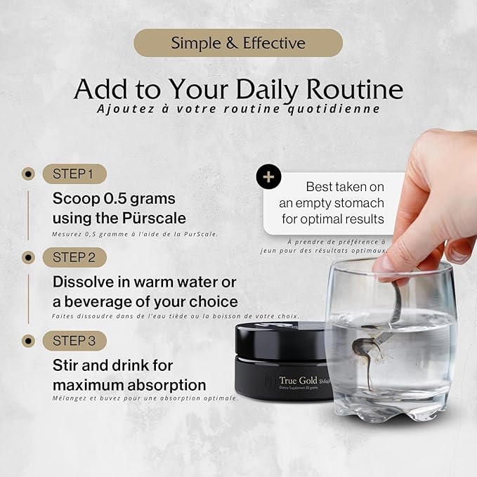 Purblack Pure Himalayan Shilajit Resin - Himalayan and Other Mountain Ranges Gold Infused Shilajit for Men & Women with Over 85+ Trace Minerals for Energy & Immunity | 60 Servings | USA Made