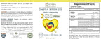 Omega 3 Triple Strength EPA DHA Supplement - 2500mg Lemon Flavored Burpless Fish Oil - High Potency 900mg EPA 600mg DHA Supports Circulation, Brain, Heart, Eye, Skin, Bone & Joints - 120 Softgels