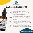 Amazing Herbs Premium Black Seed Oil - Gluten Free, Non GMO, Cold Pressed Nigella Sativa Aids in Digestive Health, Immune Support, Brain Function, Joint Mobility - 1 Fl Oz