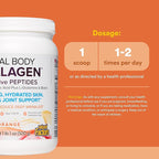Natural Factors, Total Body Collagen, Bioactive Peptides Powder for Healthy Skin, Hair & Joints, Orange