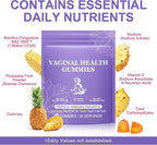Pineapple Gummies for Women PH 120 Count, PH Balance for Women, Probiotics Vaginal Gummy, Improve Immune, Hawaiian Pineapple Flavor, Vegan & Low Sugar, Premium Balance Gummies
