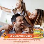 Turmeric Curcumin Gummies 500mg, with Turmeric Root Extract, Ginger Root, Black Pepper Extract, Antioxidant Support, Orange Flavor Gummies, 60 Count (Pack of 2)