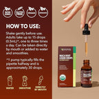 Organic Maca Root Liquid Drops - Supports Hormone Balance, Mood, and Energy in Women and Men - Lepidium Meyenii to Support Performance and Vitality - Non-GMO, Vegan, Unflavored - 60 Servings