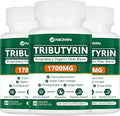 Tributyrin Supplement - Premium Butyrate Gut Health Supplement for Leaky Gut 180 Capsules