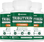 Tributyrin Supplement - Premium Butyrate Gut Health Supplement for Leaky Gut 180 Capsules