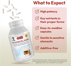 ANDREW LESSMAN Vitamin D3 10,000 IU 360 Capsules - High Potency, Essential for Calcium Absorption, Supports Bone Health, Healthy Muscle Function, Immune System, More. Small Easy to Swallow Capsules