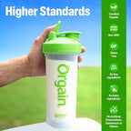 Orgain Organic Vegan Protein Powder, Vanilla Bean - 21g Plant Protein, 5g Prebiotic Fiber, Low Carb, No Lactose Ingredients, No Added Sugar, Non-GMO, 10 Single Serve Individual Packets