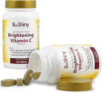 Vitamin C Complex 1000 mg Tablets for Skin Lightening Brightening Antioxidant with Rose Hips and Bioflavinoids Immune Support Supplement Healthy Aging Builds Energy and Overall Well Being