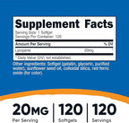 Nutricost Lycopene (20mg) 120 Softgels - Gluten Free, Non-GMO