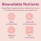 SmartyPants Women's Multivitamin Gummies, Sugar Free: Biotin, Methylfolate, Omega 3 (ALA), Vitamin D3, C, Vitamin B12, B6, A, K & Zinc, Inositol, Gluten Free, 60 Count (20 Day Supply)