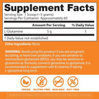 Doctors Best Pure L Glutamine Powder Supplement for Men & Women - L-Glutamine 5g Per Serving, Amino Acid Support, Supports Muscle Mass & Strength, Non-GMO, Gluten Free, Soy Free, Vegan - 10.6 oz