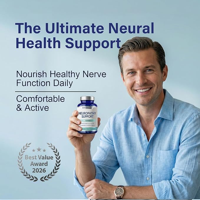 Nerve Savior for Neuropathy Supplements, with 600 mg Alpha Lipoic Acid, Neuropathy Pain Relief for Feet, Hands and Joints, Overall Nerve Health Support, 120 Capsules,01