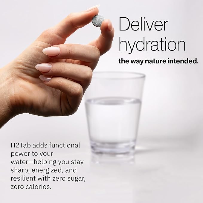 Molecular H2TAB Hydrogen Water Tablets with Magnesium -12 PPM Hydrogen Tablets for Drinking Water -Rich in Antioxidants, Supports Cellular Health, Recovery & Cognitive Function (30 Counts, Raspberry)