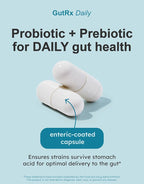 Daily Probiotics for Women & Men with Bifidobacterium Longum & Prebiotics for Gut Health, Gluten Free Probiotics for Digestive Health – 61 Billion CFU, 30 Ct Enteric Coated Capsules