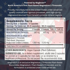 Kappa Nutrition Powered by Magbrain™ Magnesium L-Threonate Plant-Based, 90 Vegan Capsules, 420mg Elemental Magnesium (3 Capsules) from 2,253mg, Brain, Sleep & Muscle Support.
