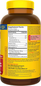Nature Made Burp Less Fish Oil Omega 3 Supplements, 1200 mg Softgels, Omega 3 Fish Oil for Healthy Heart Support, 200 Softgels, 100 Day Supply