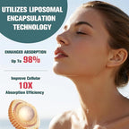 1500mg Liposomal Glutathione Supplement, 12-in-1 Ultra High Absorption Liquid Glutathione with NAD+, CoQ10, NAC & Alpha Lipoic Acid - Supports Natural Detoxification, Immune System & Antioxidant