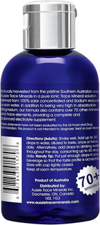 Aussie Trace Minerals - with Peppermint Organic Extracts | 2oz / 60mL | Electrolyte Hydration Drops | Magnesium Rich, Low Sodium