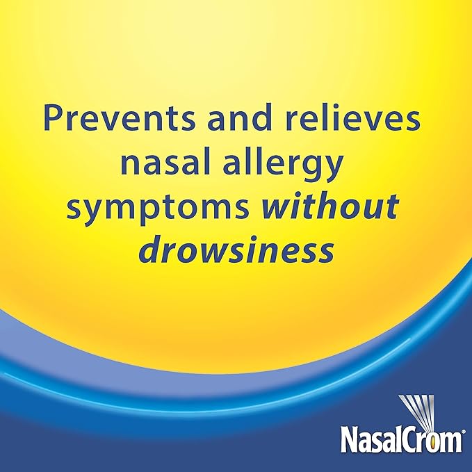 NasalCrom Nasal Spray Allergy Symptom Controller | 200 Sprays | .88 FL OZ