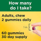 Nature Made Zinc Supplements 30 mg Per Serving, Dietary Supplement for Immune Health and Antioxidant Support, 60 Zinc Gummies, 30 Day Supply, (Pack of 2)