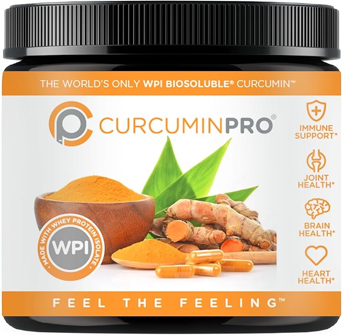 curcuminpro Complete Curcumin Bulk Powder | BioSoluble Organic Turmeric Curcumin Supplement | Natural Wellness Support | 90 Grams