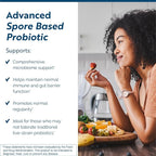Researched Nutritionals CoreBiotic Sensitive - Vegan Probiotics for Low FODMAP Diet - Spore Based Probiotic Supplement to Support Microbiome & Gut Health - Researched Strains (60 Capsules)