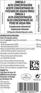 Double Strength Omega-3 700 mg Solgar 60 Softgel