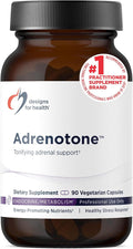 Designs for Health Adrenotone - Adrenal Support Supplement with Rhodiola Rosea, Ashwagandha, Vitamins B6, B2 + B5 - Designed to Support Adrenals + Healthy Cortisol Levels (90 Capsules)
