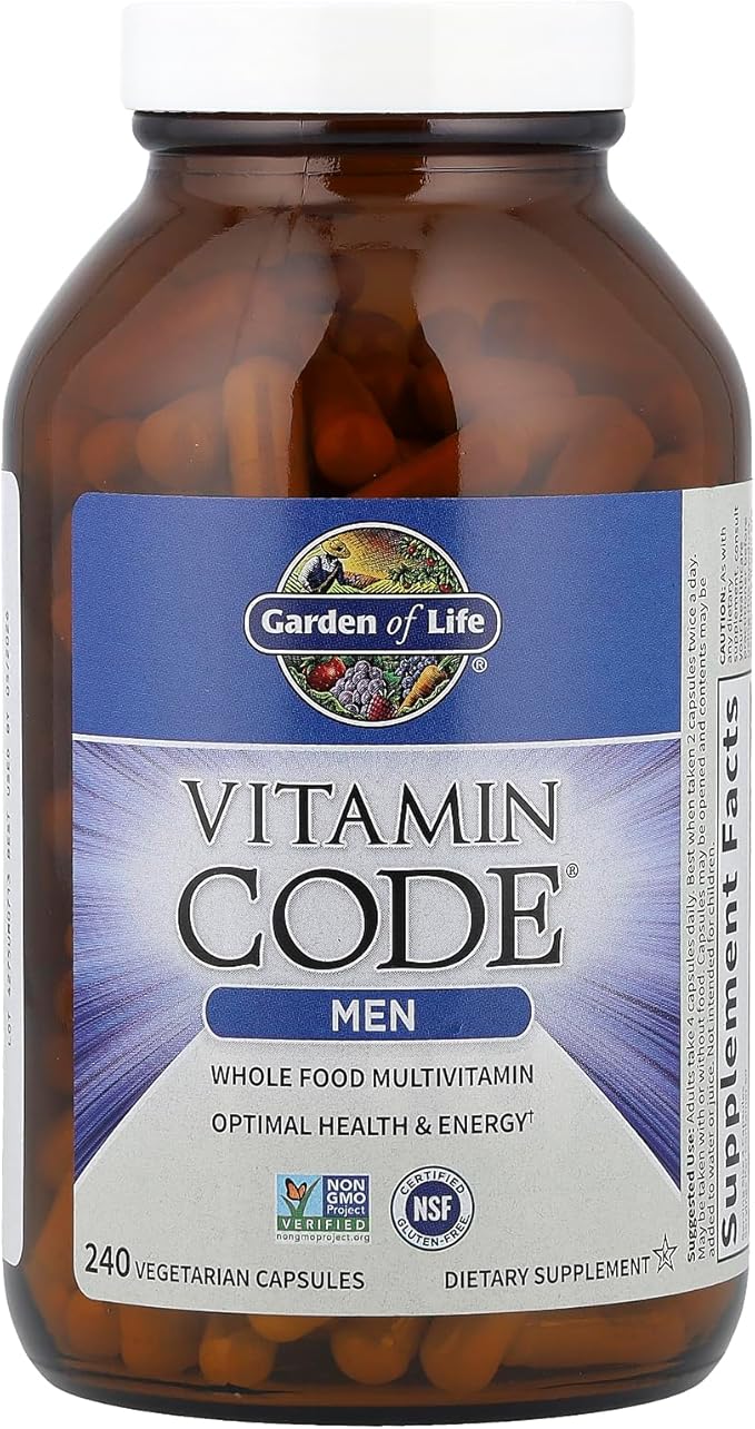 GARDEN OF LIFE Vitamin Code Men's Multivitamin, 240 CT