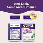 Natrol Melatonin 10mg Fast Dissolve Tablets - Strawberry Flavor, 30 Count, Sleep Support, Fast Dissolve Melatonin for Adults, 30-Day Supply