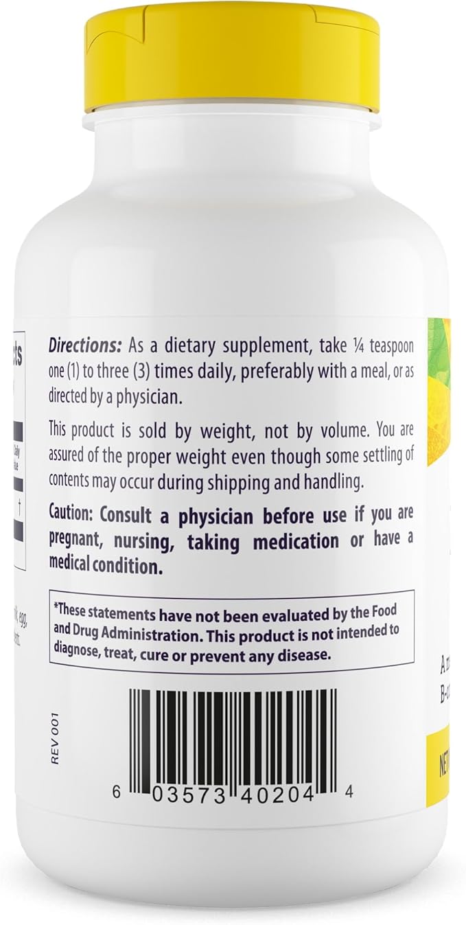 Healthy Origins Inositol Powder, 113 g - for Skin, Hair & Nail Health - Vitamin B8 Powder Supplement - Part of The B Complex Family - Vegan, Non-GMO & Gluten-Free Supplement - 4 Oz