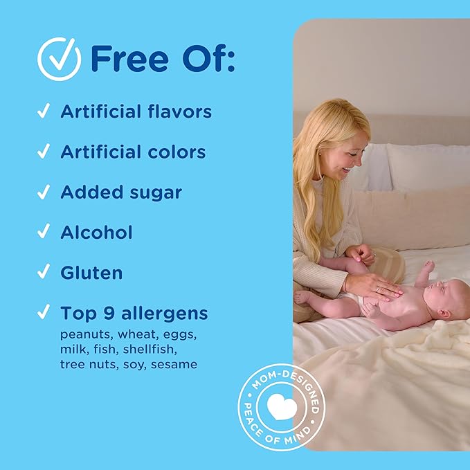 Mommy's Bliss Baby Probiotics + Vitamin D Drops,Supports Digestive Health & Immune Function*,400IU Vitamin D,Supports Bone Development*,Newborns+,Flavorless,0.34 Fl Oz (30 Servings),(Pack of 2)