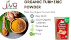 Organic Turmeric Powder 2 LB Bulk Bag - Lab Tested, 100% Raw with Curcumin, Reports Available, Pure, USDA Organic & Non-GMO from India by Jiva Organics