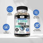 Kaya Naturals Eye Health Supplement, Lutein and Zeaxanthin, Vision Health, Eye Strain Support 800 mg Vitamin Supplement 30 Capsules (Pack of 2)