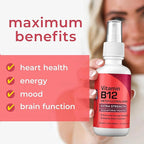 Results RNA - Advanced Cellular Vitamin B12 Methylcobalamin Supports Heart Health, Good Mood, Energy & Brain Function. Enjoy Superior Absorption Vitamin B12 Formula. (2 oz - 30 Servings)