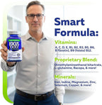 Focus Factor Adults Extra Strength, 120 Count - Brain Supplement for Memory, Concentration and Focus - Complete Multivitamin with DMAE, Vitamin D, DHA - Trusted Health Vitamins