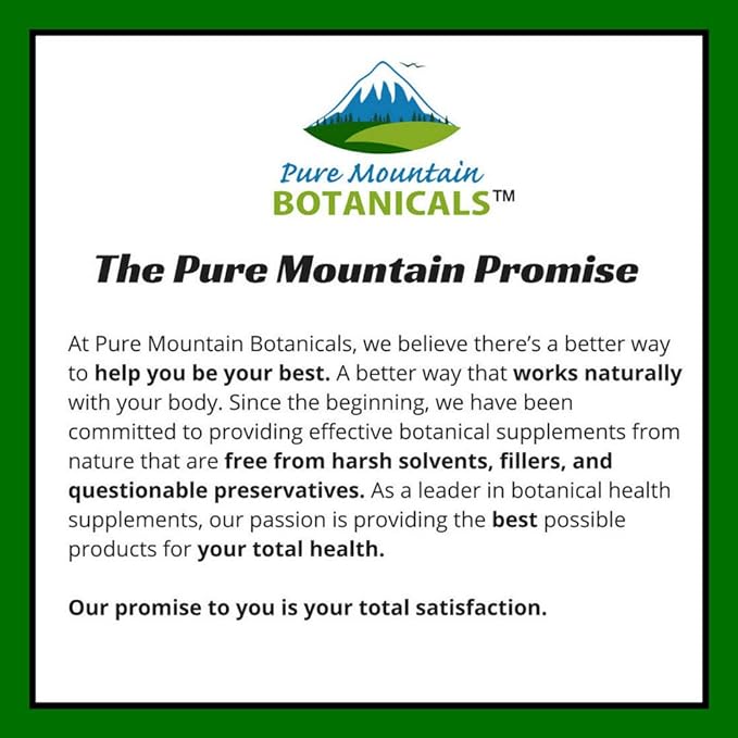 Pure Mountain Botanicals High Potency Milk Thistle -180 Kosher Vegan Capsules with 450mg Organic Milk Thistle Seed and Extract