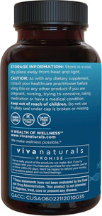 Viva Naturals Triple Strength Omega 3 Fish Oil Pills – 2500 mg High-Potency Formula with 2250 mg Omega 3 Fatty Acids (Including EPA, DHA, DPA) in rTG Form for Absorption – IFOS Certified, 90 Softgels
