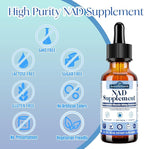 2 Pack NAD Supplements for Women & Men, Liposomal NAD Nicotinamide Riboside Resveratrol 900mg w. Resveratrol, Quercetin, Collagen, Niacin, Biotin Support Anti-Aging, Longevity, Energy, Focus