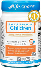 Life-Space Probiotic for Children 3-12 Years,10 Billion CFU & Multi Strain, Improve Appetite for Relieve Picky, Boost Digestive Health & Immune, Support Children's Overall Health, 60 Grams