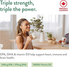 GENUINE HEALTH Triple Strength D3 Omega3, 60 CT
