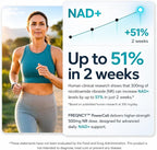 FREQNCY NAD+ Resveratrol Supplement – 500mg Nicotinamide Riboside (NR) - Anti-Aging & Cellular Energy - NAD & NMN Alternative – 60 Capsules - Vegan | Gluten Free