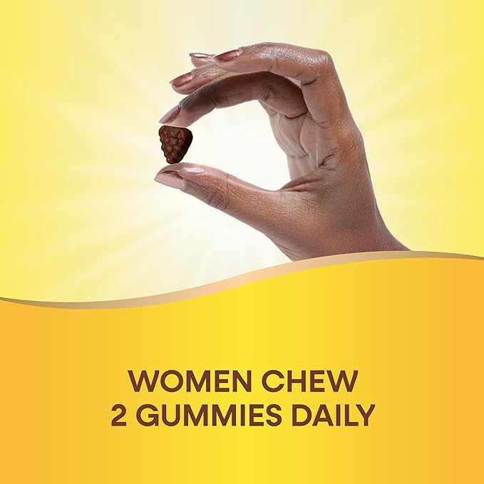 Nature's Way Alive! Women's Daily Gummy Multivitamins,16 Vitamins & Minerals,Energy Metabolism*,Hair Skin & Nails*,Vegetarian,Mixed Berry Flavored,150 Gummies (Packaging May Vary),(Pack of 2)