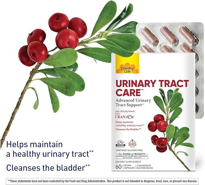 Country Life Women's Urinary Tract Care 60 VegCap