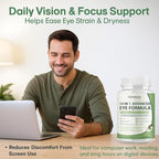 14 in 1 Advanced Eye Formula – Eye Vitamin and Mineral Supplement with Lutein, Zeaxanthin, Zinc & Bilberry Extract – Vision & Focus Support (1)