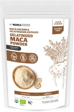 Organic Gelatinized Maca Powder, 8oz or 227g 1 Bag, Peruvian Maca Root. Vegan, USDA Organic, Non-GMO, Gluten-Free, Keto-Friendly Adaptogen Used to Boost Energy, Vitality, and Endurance