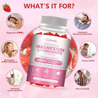3 Pack Liposomal Magnesium Threonate High-Potency 3000mg Gummies,Liposomal Enhance 98% Absorption,Magnesium L-Threonate Supplements, Muscle & Nervous System for Kids & Adults