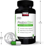 Force Factor ProbioSlim Probiotic Supplement for Women and Men with Probiotics and Green Tea Extract, Reduce Gas, Bloating, Constipation, Support Digestive and Gut Health, 120 Capsules (2-Pack)